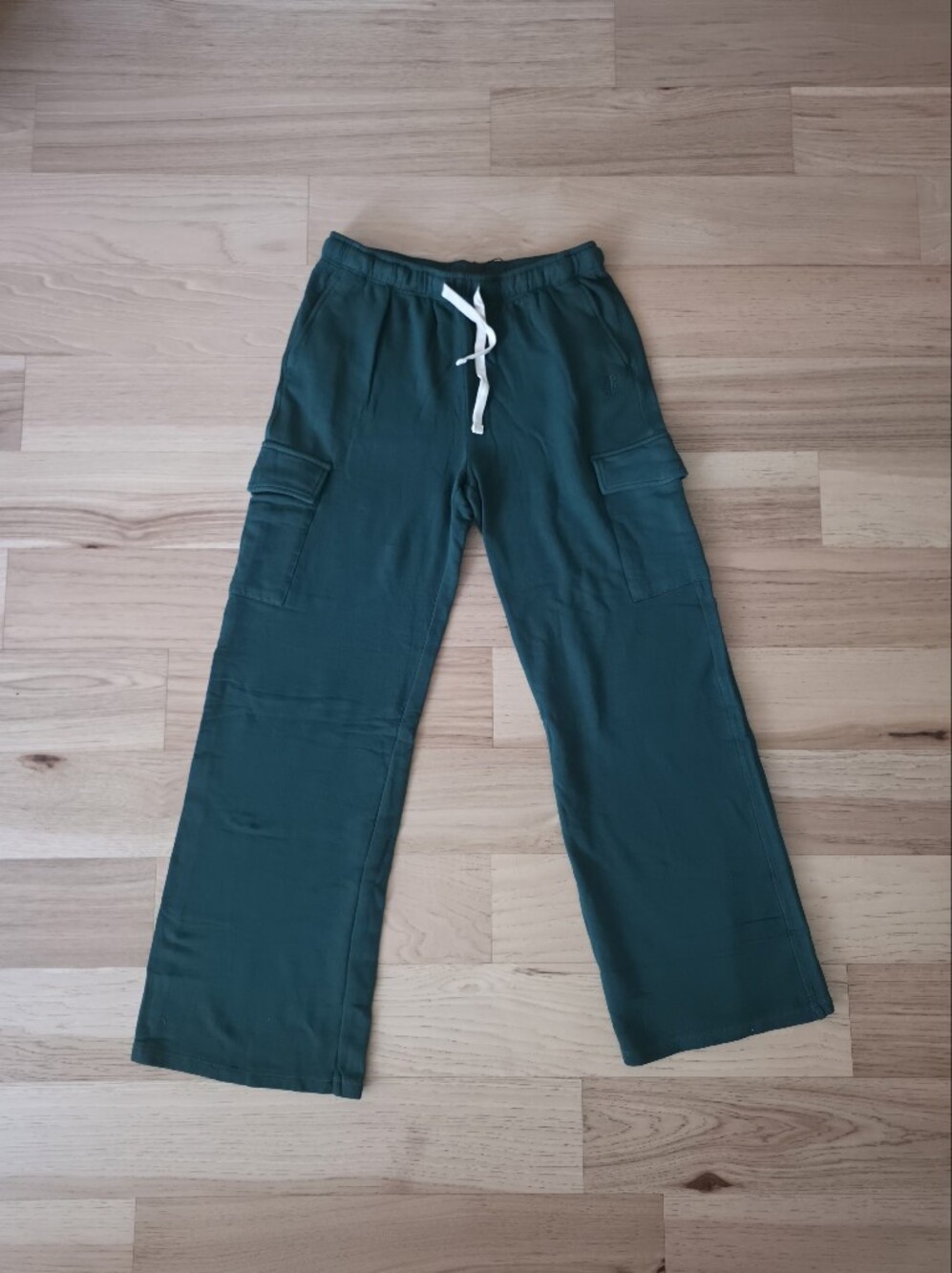 Monrow Wide Leg Cargo Cottpn Blend Lounge Pants Size SMALL